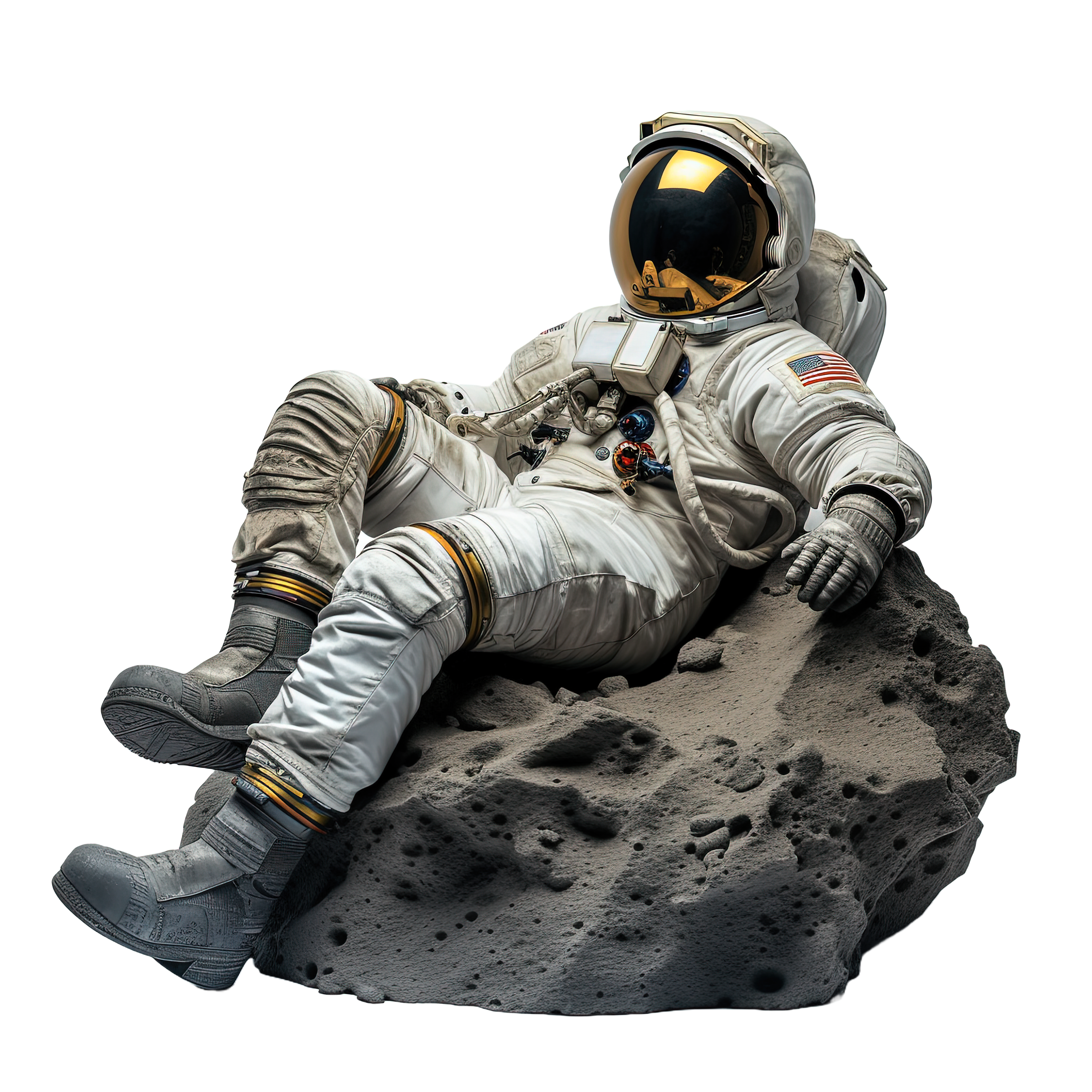 Astronaut Lounging
